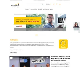 Krannich-Shop.com(Krannich Solar Shop) Screenshot