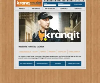 Kranq.com(Our mission at Kranq Courier) Screenshot