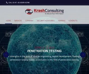 Krashconsulting.com(To secure your information) Screenshot