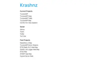 Krashnz.com(Krashnz) Screenshot