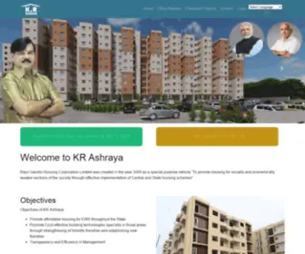 Krashraya.com(KR Ashraya) Screenshot