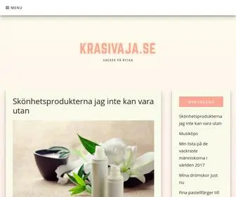 Krasivaja.se(Vacker) Screenshot