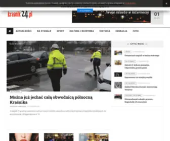 Krasnik24.pl(Kraśnik24) Screenshot