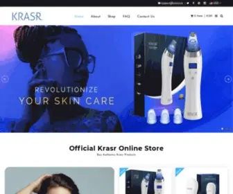 Krasr.com(Krasr Beauty Care Devices) Screenshot