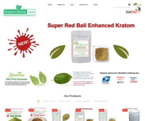 Kratom-Online.com(Kratom online) Screenshot