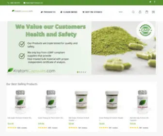 Kratomcapsules.com(Since 2007) Screenshot