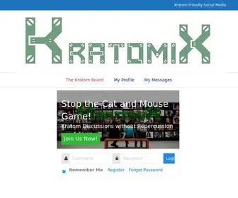 Kratomix.org(The Forums) Screenshot