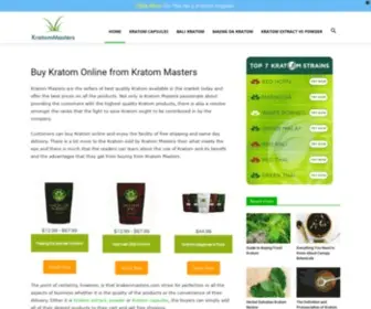 Kratommasters.com(KratomMasters) Screenshot