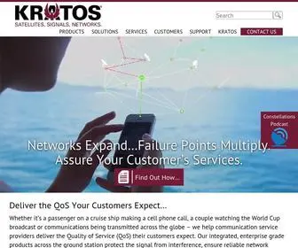 Kratoscomms.com(Space Systems) Screenshot