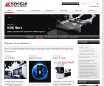 Kratos.com(A Shimadzu Group Company) Screenshot