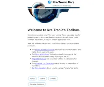 Kratronic.com(Cool Tools) Screenshot