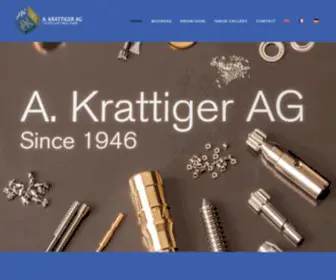 Krattigerag.ch(Krattiger AG) Screenshot