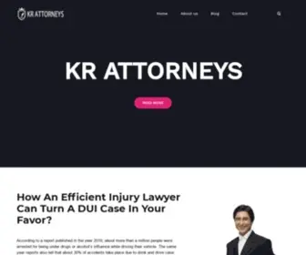 Krattorneysautoaccident.com(KR AUTO ACCIDENT ATTORNEYS) Screenshot