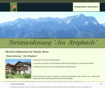 Kraus-Grainau.de(Ferienwohnungen Am Krepbach) Screenshot