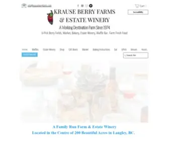 Krauseberryfarms.com(Krause Farms Ltd) Screenshot