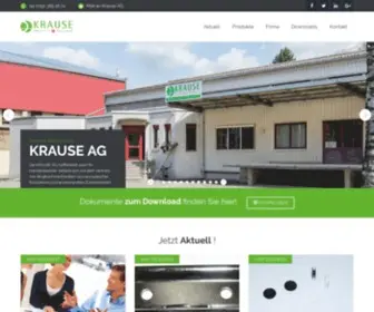 Krause.ch(Krause AG) Screenshot