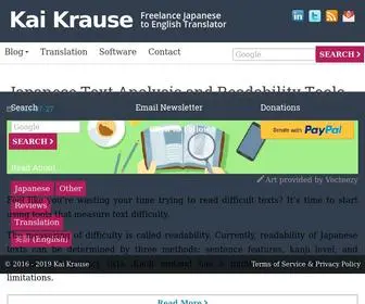 Krausekai.com(Kai Krause) Screenshot