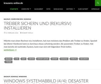 Krausens-Online.de(Unser Familienblog) Screenshot