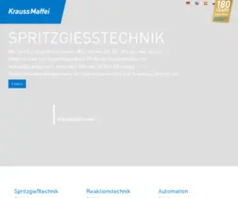 Kraussmaffei.de(KraussMaffei) Screenshot