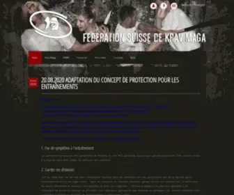 Krav-Maga.ch(Fédération Suisse de Krav Maga) Screenshot