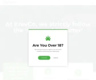 Kravaculture.com(KravCo is one of the leading consultancy companies in the cannabis industry) Screenshot