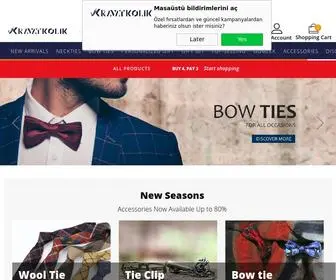 Kravatkolik.com(Tie & Bow Tie) Screenshot