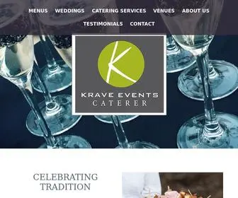 Kraveevents.com(At Krave Events Caterer every occasion) Screenshot