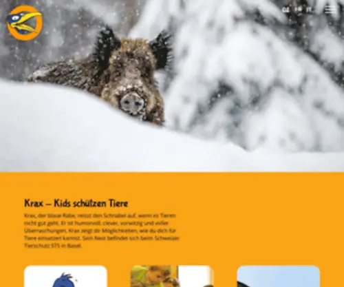 Krax.ch(Tiere schützen) Screenshot