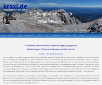 Kraxl.de(Bergsteigen) Screenshot