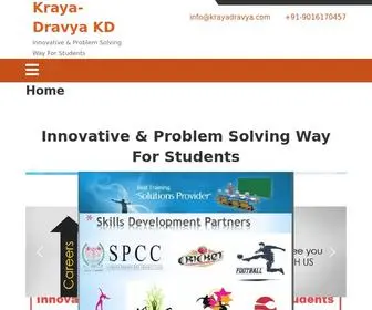 Krayadravya.com(Innovative & Problem Solving Way For Students) Screenshot