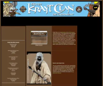 Kraytclan.com(Krayt Clan) Screenshot