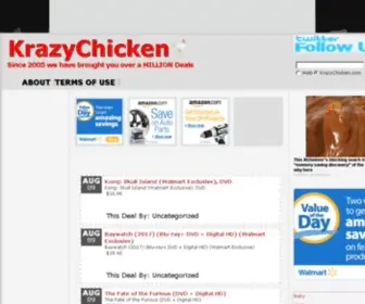 Krazychicken.com(KrazyChicken) Screenshot