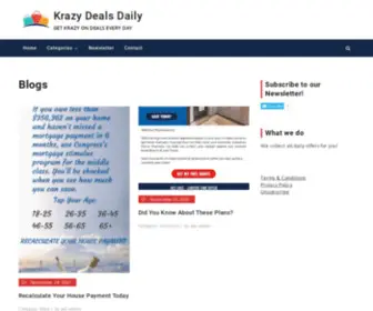 Krazydealsdaily.com(GET KRAZY ON DEALS EVERY DAY) Screenshot