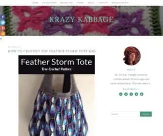 Krazykabbage.com(Free Crochet Patterns) Screenshot