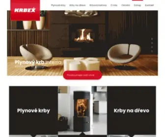 Krbex.cz(Plynové krby) Screenshot