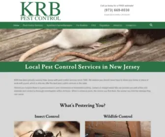 KRbpestcontrol.com(Pest Control Services) Screenshot