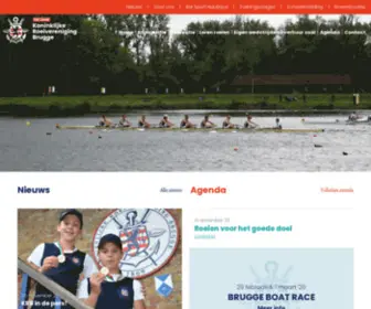 KRbrugge.be(KRB, een roeivereniging met een rijke traditie) Screenshot
