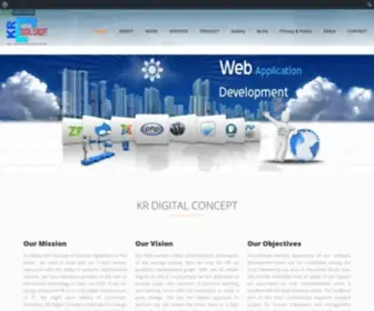 KRDCLTD.com(Web development) Screenshot