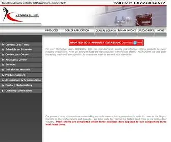 Krdoors.com(KRDOORS, INC) Screenshot