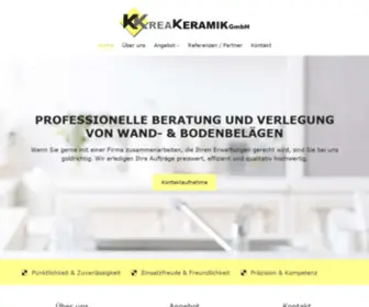 Krea-Keramik.ch(Krea Keramik GmbH) Screenshot