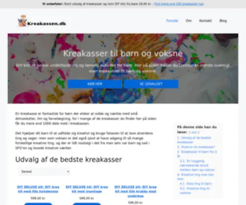 Kreakassen.dk(Kreakassen) Screenshot