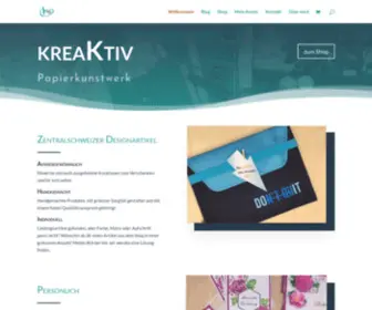 Kreaktiv.me(Zentralschweizer designartikel) Screenshot