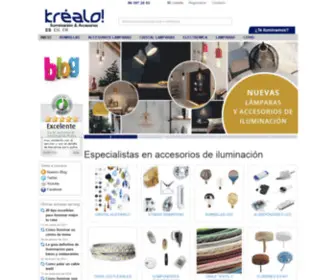 Krealo.es(Tienda iluminación) Screenshot