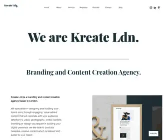 Kreateldn.co.uk(Kreate Ldn) Screenshot