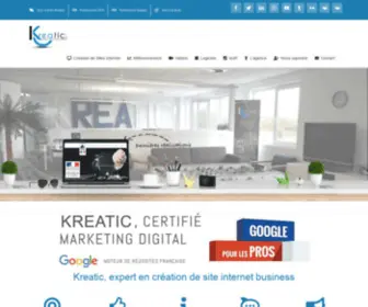 Kreatic.com(Création) Screenshot