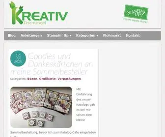 Kreativ-DSchungel.de(Basteln mit Stampin Up) Screenshot