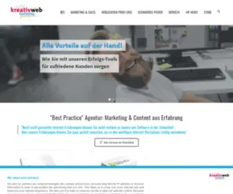Kreativ-Web-Marketing.com(Internet-Business-Coaching Marketing & Sales Agentur Best Practise) Screenshot