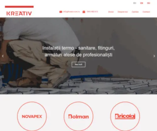 Kreativ.com.ro(Kreativ S.R.L) Screenshot