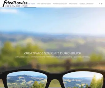 Kreativagentur-Friedli.ch(Kreativagentur für modernes Webdesign) Screenshot