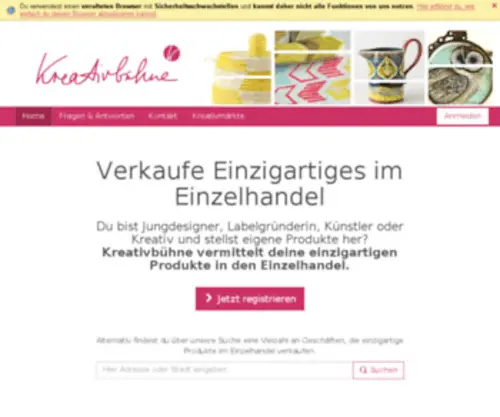 KreativBuehne.de(KreativBuehne) Screenshot
